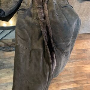 Floor length Versace Shearling